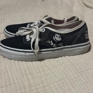 Black and White Disney Vans